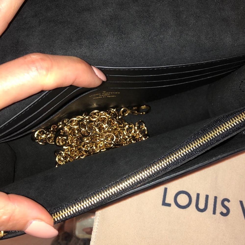 ❤️SOLD❤️Authentic Vavin Chain Wallet Louis Vuitton - Picture 3 of 8